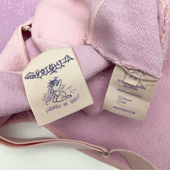 Voight Made In Heaven Pink Gradient Midi Dress Size 2X - Picture 3 of 10